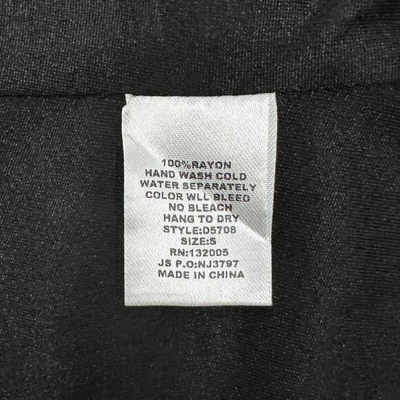 Entro Printed Mini Dress Small Gray Boho Indie Festival Peasant Flowy Earthy - Picture 9 of 10